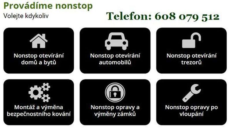 Zámečnictví Plzeň NonStop – zámečnické služby